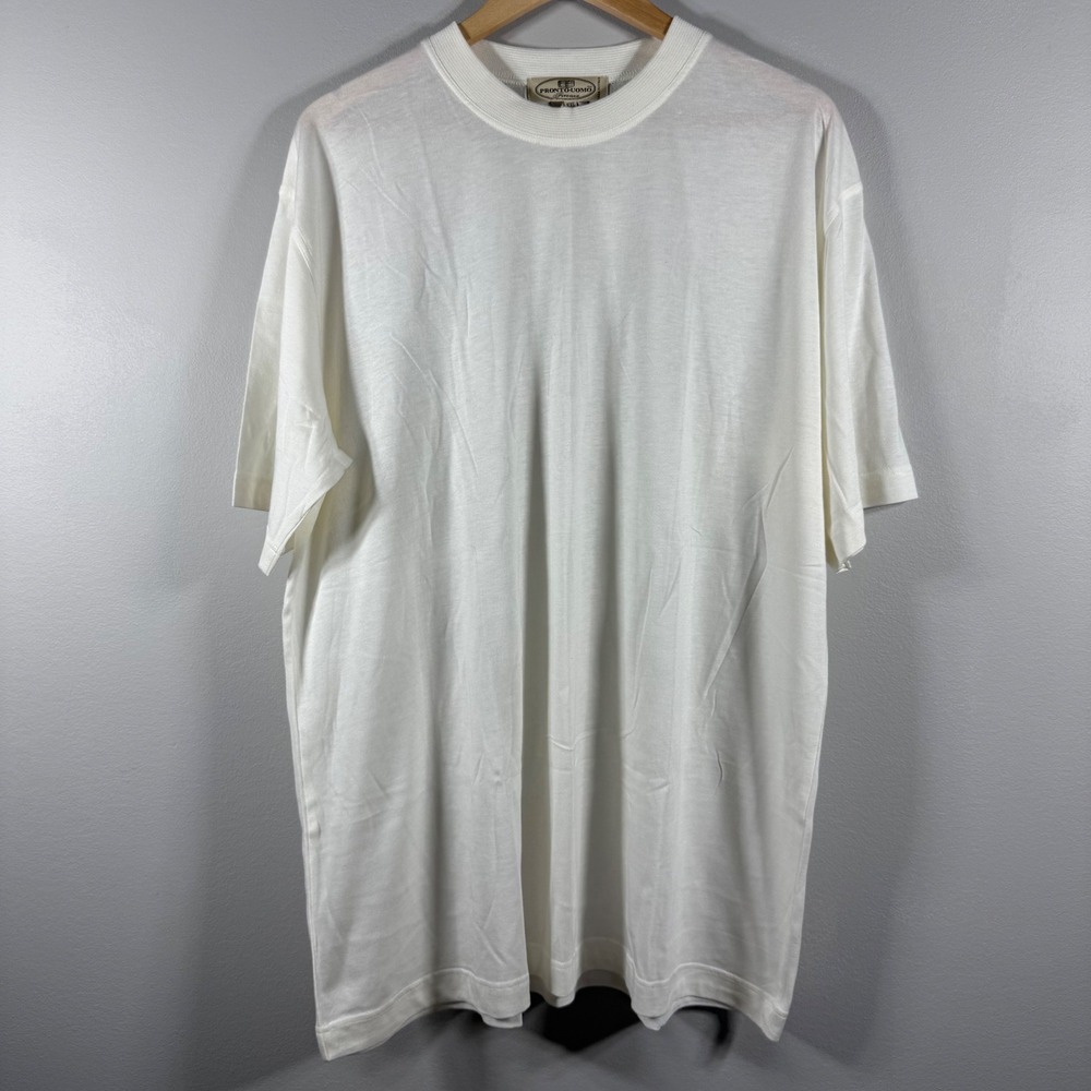 Pronto Uomo Firenze Made in Italy Solid T-Shirt White XXL